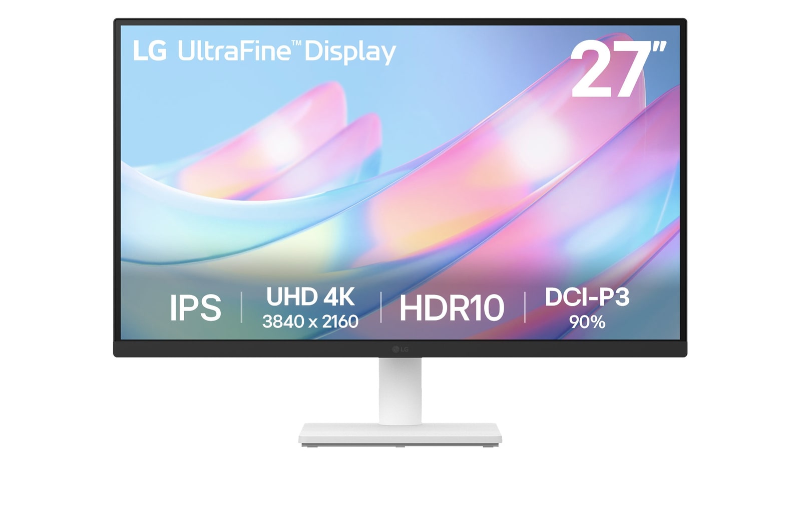 Miniatura Monitor LG UltraFine™ 27US500-W Tela IPS 4K UHD 27", HDR10, DCI-P3 90% Preto - 12 meses - 27 '' - 110v/220v