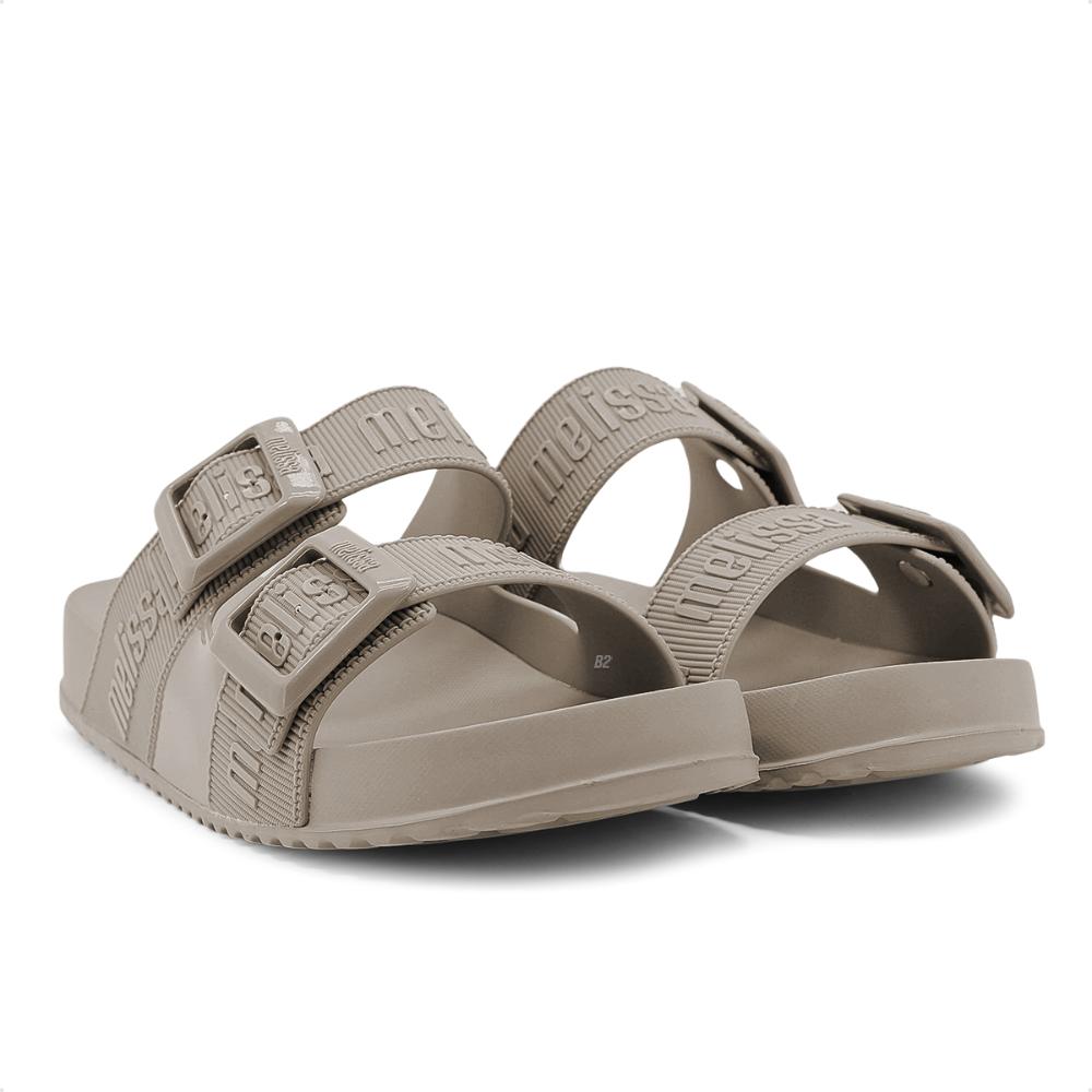 Miniatura Sandália Melissa Cozy Slide M Lover Feminina Bege - 33/34
