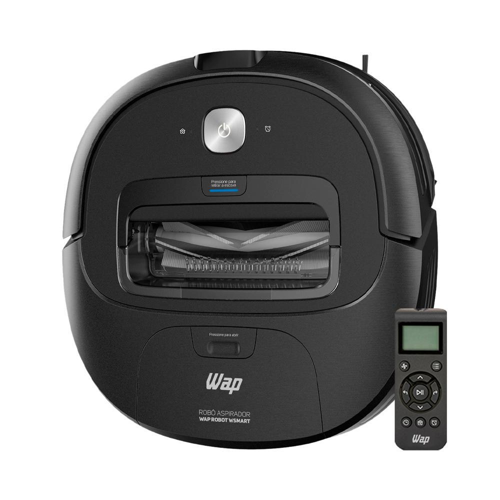 Miniatura Robô Aspirador De Pó Wap Controle Remoto Robot Wsmart Bivolt