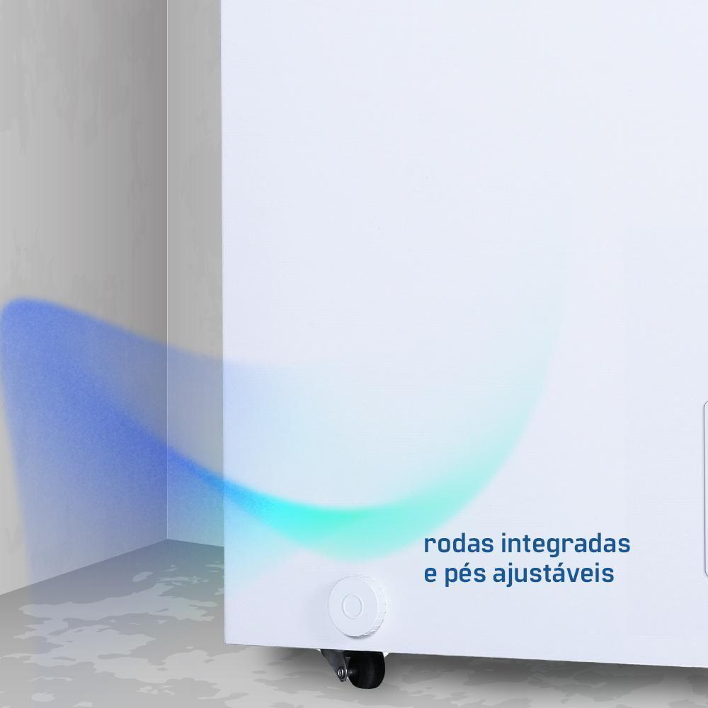 Freezer E Conservador Horizontal HQ 160 Litros Branco HQ-160CFH 110V