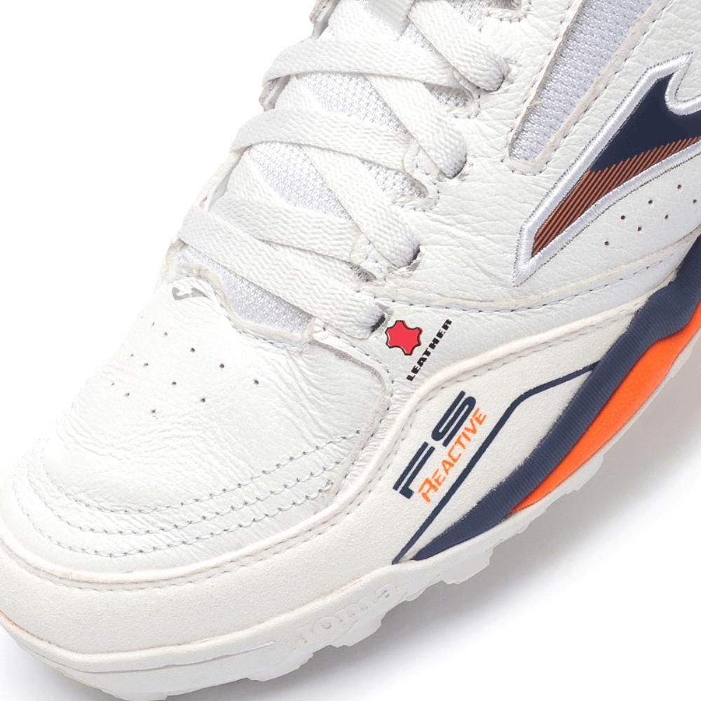 Chuteira Joma FS Reactive Society BRANCO/LARANJA - 40