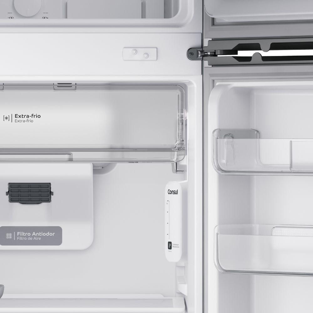 Miniatura Refrigerador Consul Frost Free 410 Litros CRM50LK Inox 220V