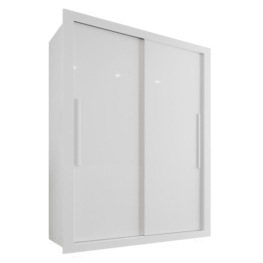 Miniatura Guarda Roupa Solteiro 2 Portas 2 Gavetas Costa Rica Sallêto Móveis Branco