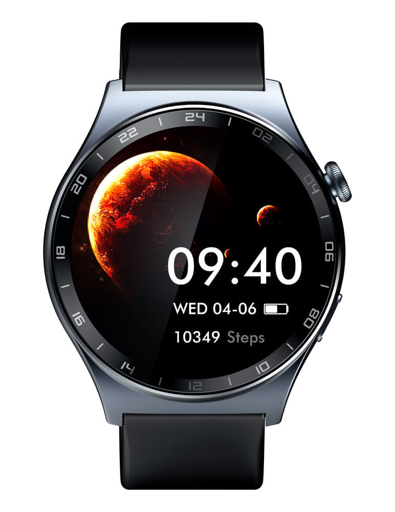 Smartwatch Infinix Xwatch 3 WE IP68 até 10 dias de Bateria Tela Amoled Always On 466 Pixels 1,43” - Preto