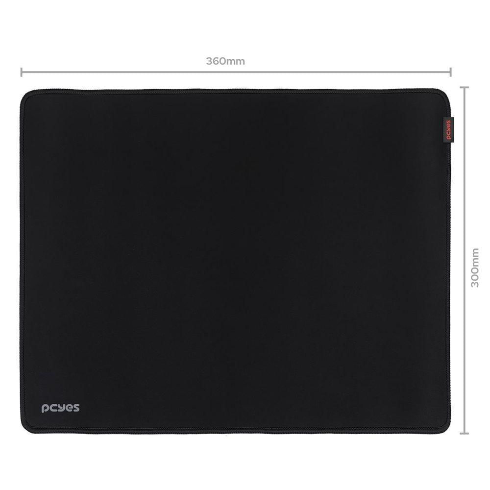Miniatura Mouse Pad Pcyes Black Standard - 360x300mm - Pmc36x30b