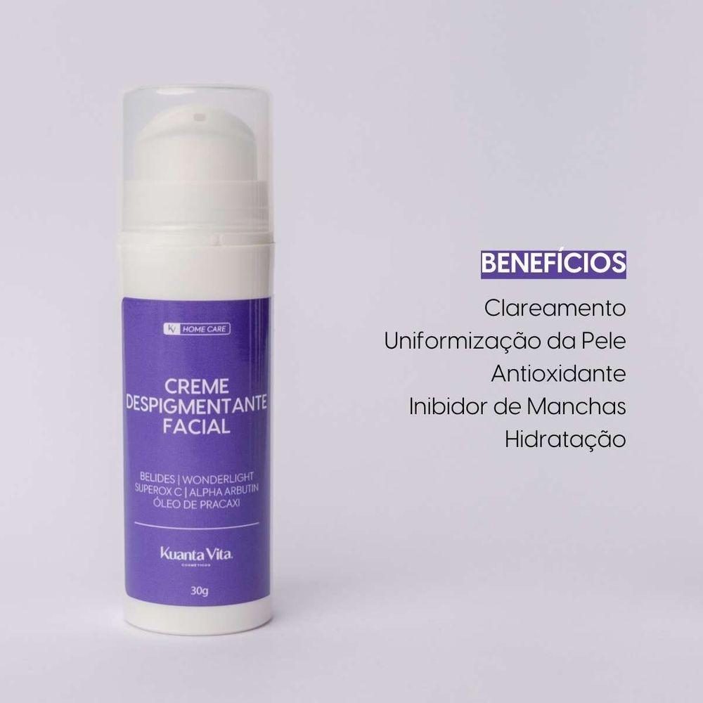 Miniatura Creme Facial Despigmentante 30g Kuanta Vita Clareador De Manchas