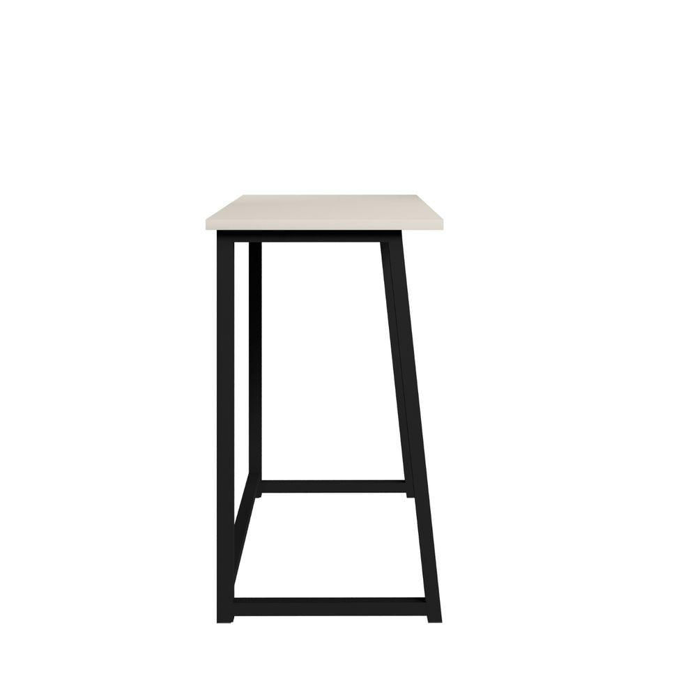 Escrivaninha Computador Dobrável Escritório Home Office Fit Off White
