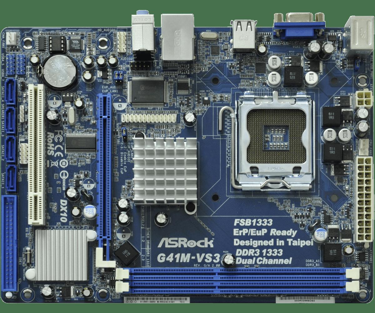 Miniatura Placa Mãe AsRock G41M-VS3 R2.0 Socket 775