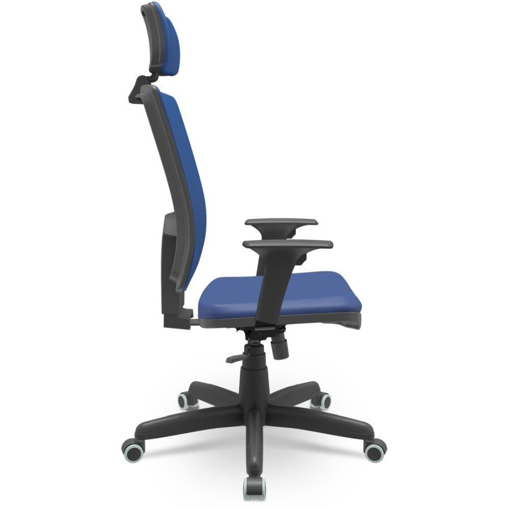 Miniatura Cadeira Brizza Soft Azul Vinil Relax Plax