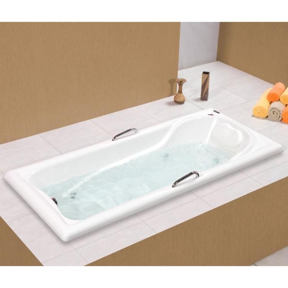 Miniatura Banheira Hidromassagem Astra Naturale Luxo 170cmx75cmx41cm - 03 Jatos Gel Coat P3 Sem Aquecedor 220V