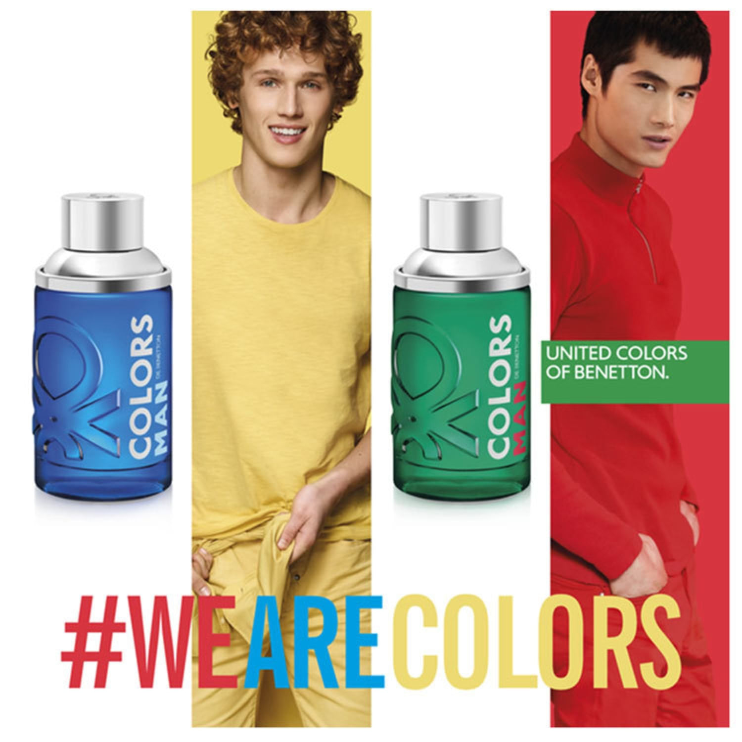 Colors Man Blue Benetton Edt - Perfume Masculino 100ml Blz