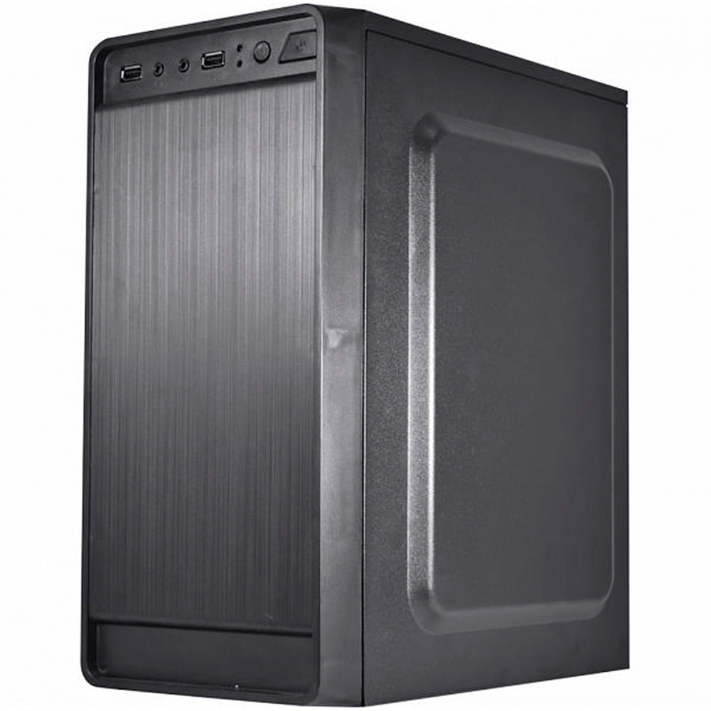 Miniatura Gabinete K-MEX Mid Tower GM-01NX Com Fonte PX300 Novo - Preto - 352x166x297mm - 12 meses - K-Mex - Micro ATX I ITX - GM-01NX - Gabinete K-MEX GM-01NX c/ Fon. - Garantia do Fabricante