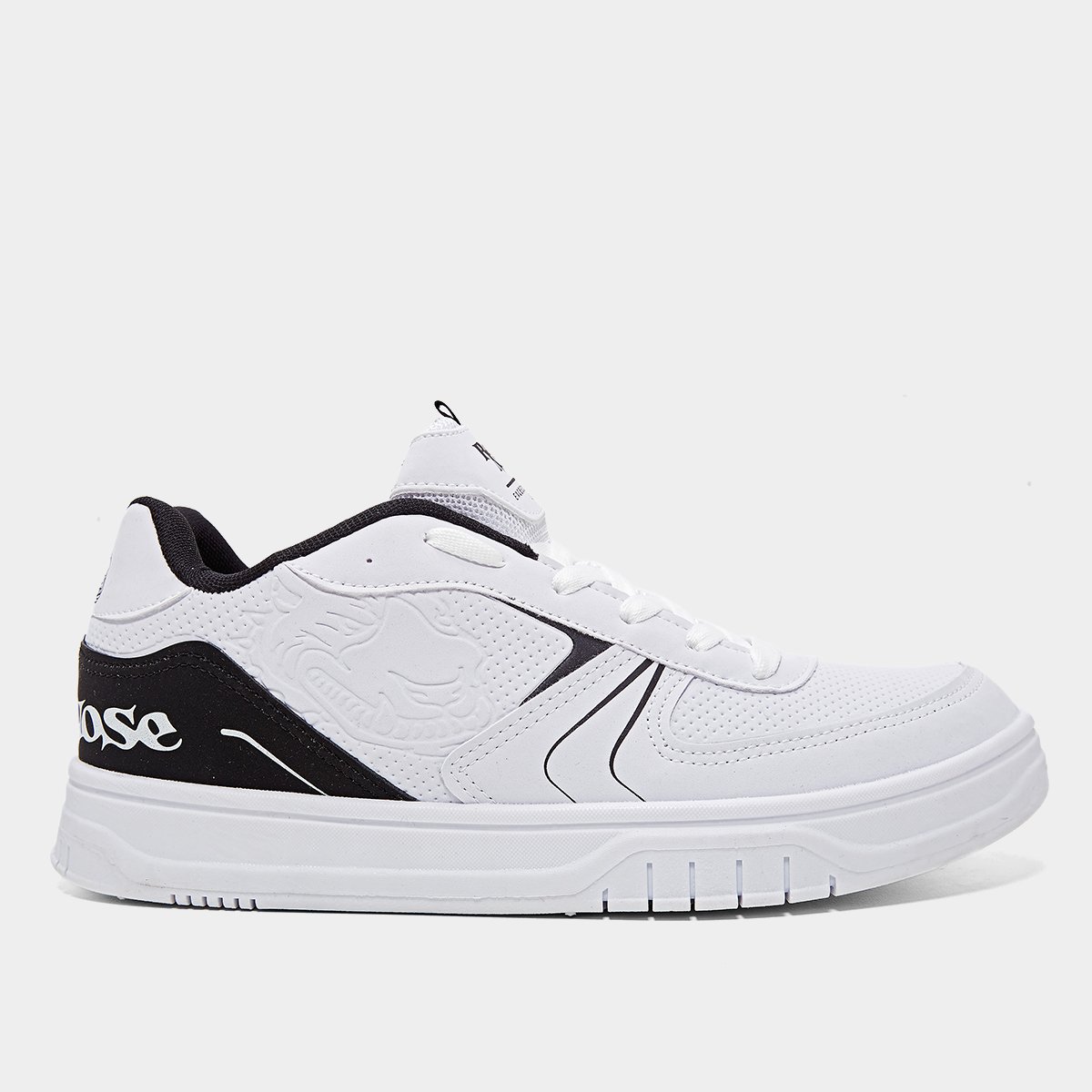 Miniatura Tênis Red Nose Newport Masculino Branco+Preto - 38