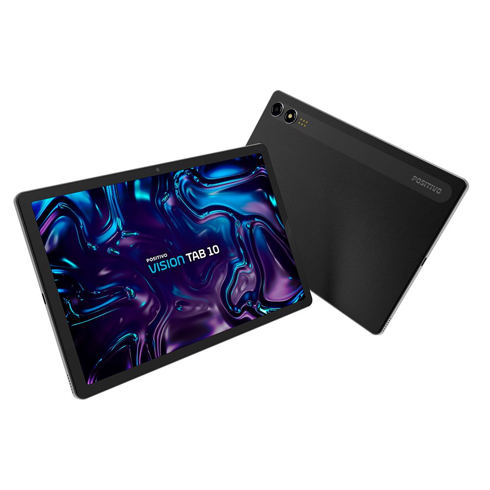Miniatura Tablet Positivo Vision Tab 10 4GB RAM 128GB Câmera 13MP e 5MP 10,1" HD IPS Android 13 - Preto