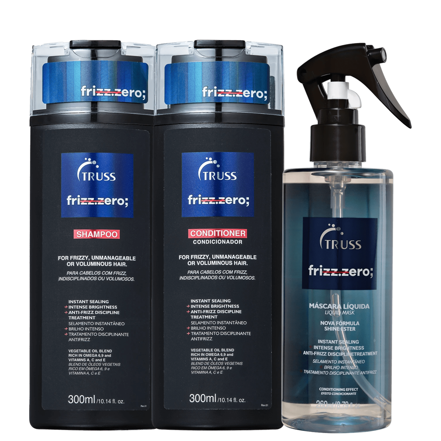 Miniatura Kit TRUSS Frizz Zero Trio Care (3 Produtos)