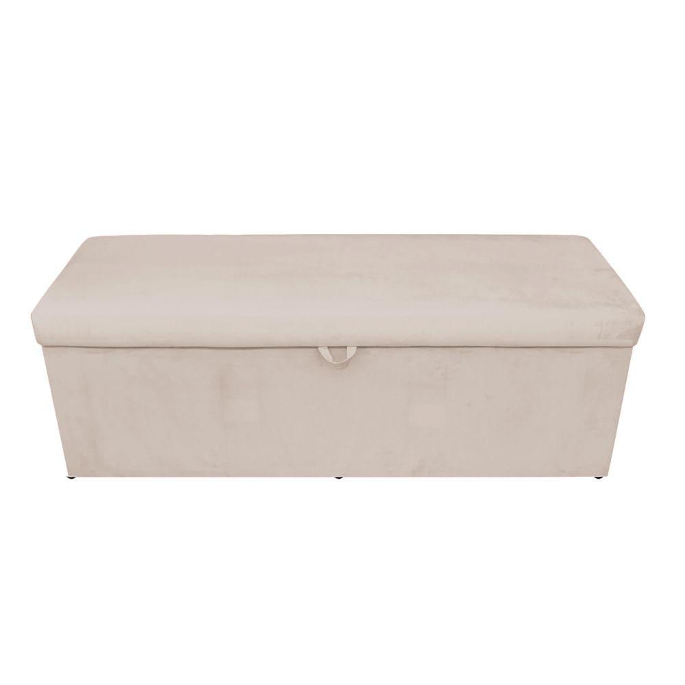 Kit Calçadeira e Painel Clean 140 Cm Suede D´rossi Bege
