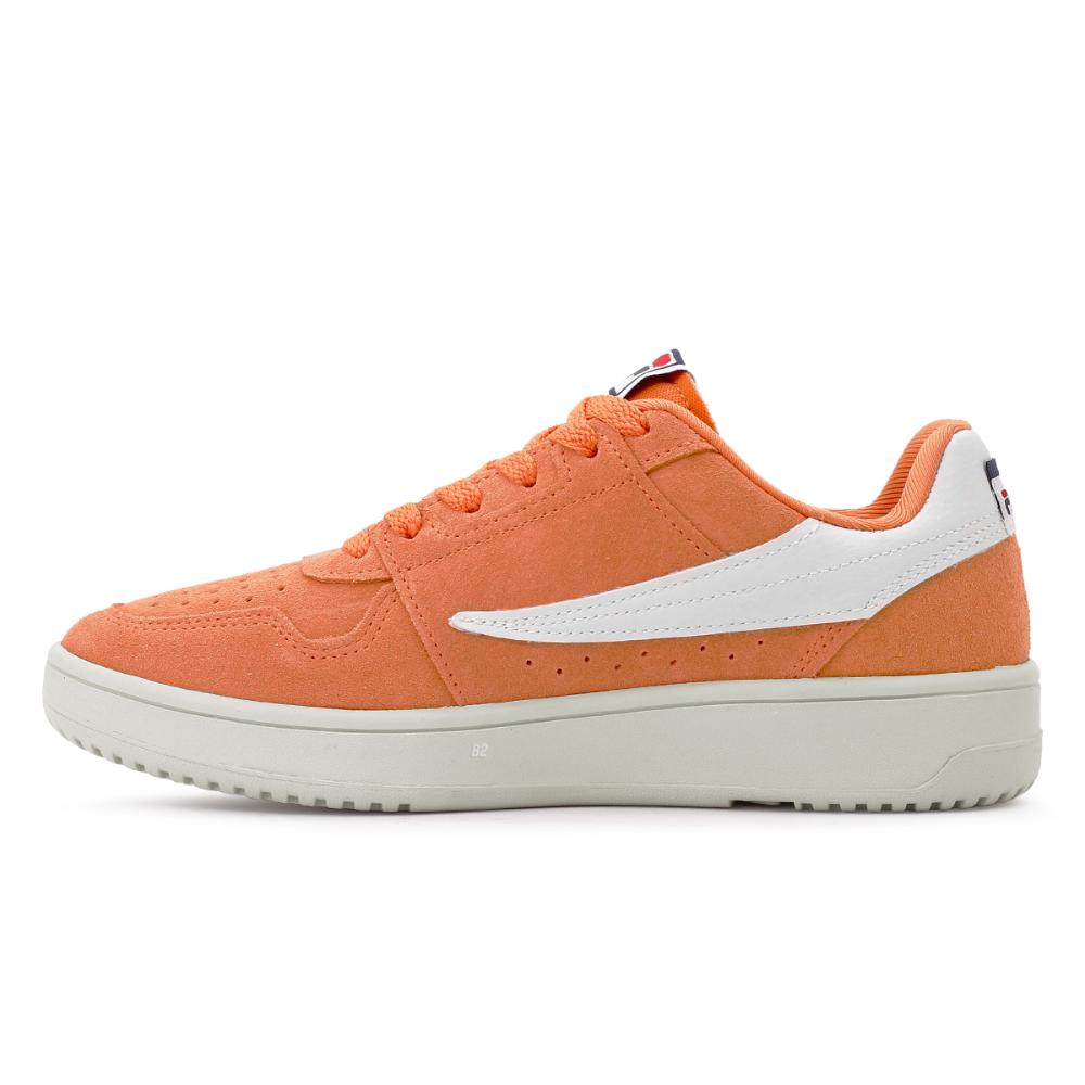 Miniatura Tênis Fila Acd Classic Se Masculino + 3 Pares de Meias Laranja / Branco - 38
