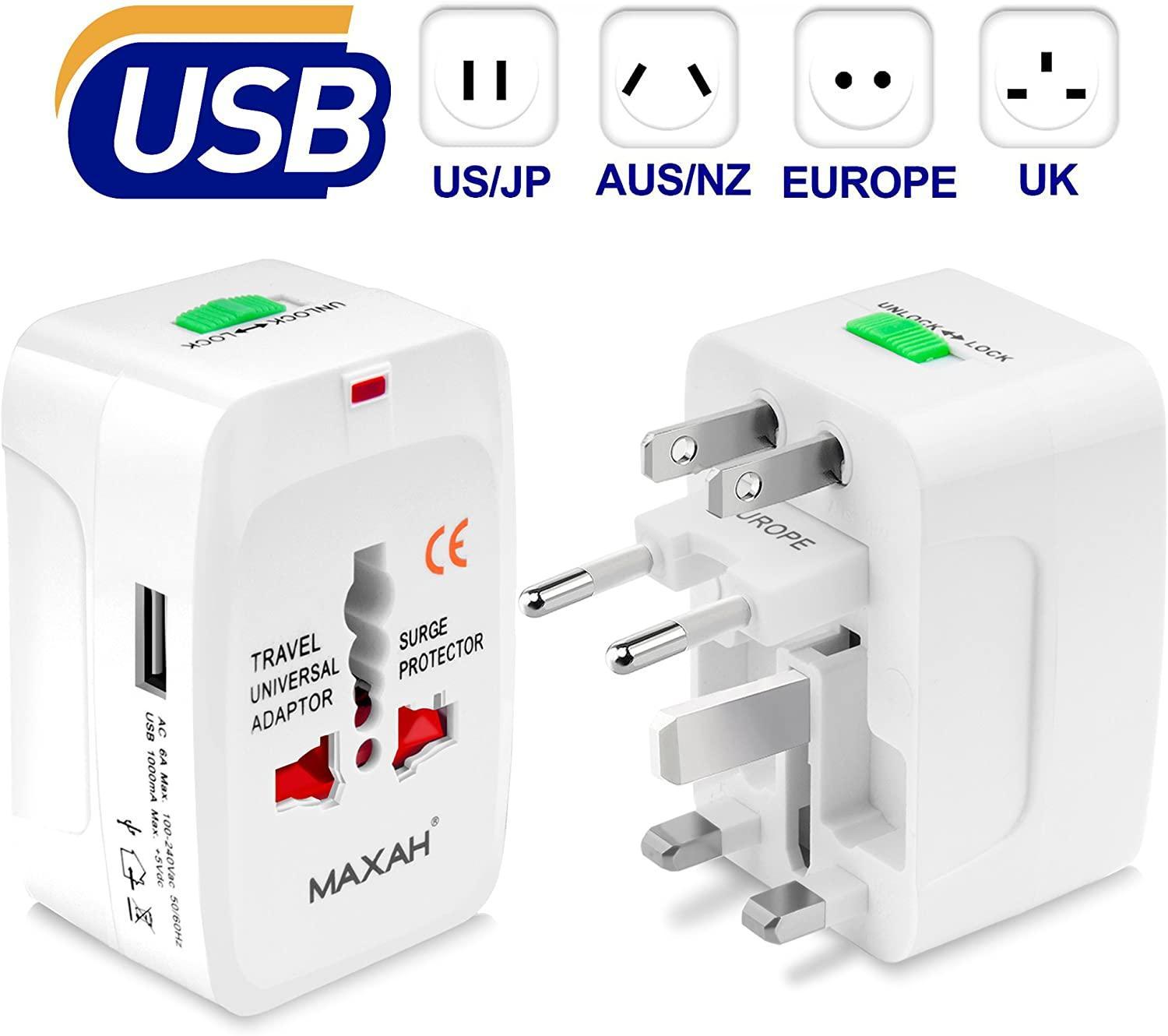 Miniatura Adaptador Tomada Universal Padrão Europeu Uk Eua Para Brasil