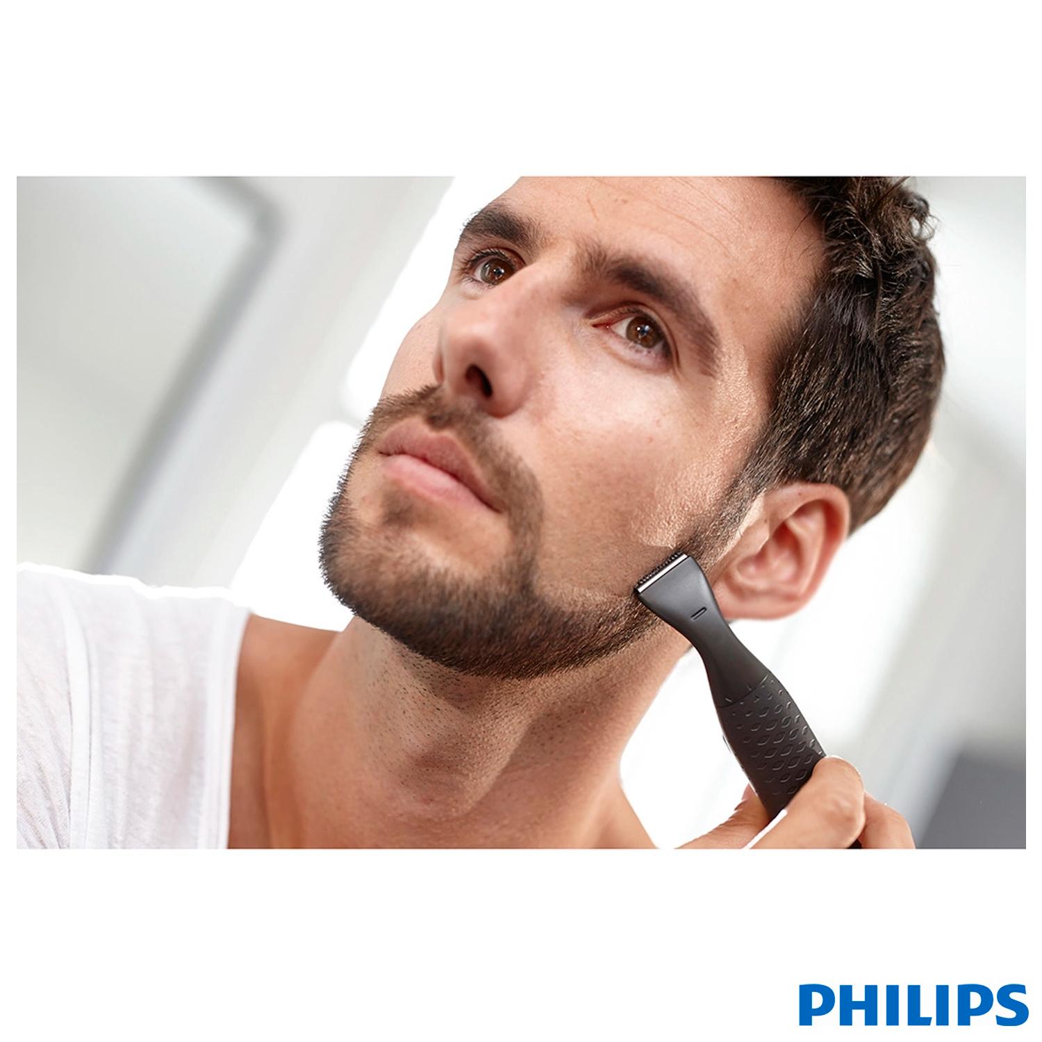 kit Aparador de Pelos Multigroom Philips Uso Seco - MG1100/16 Bivolt