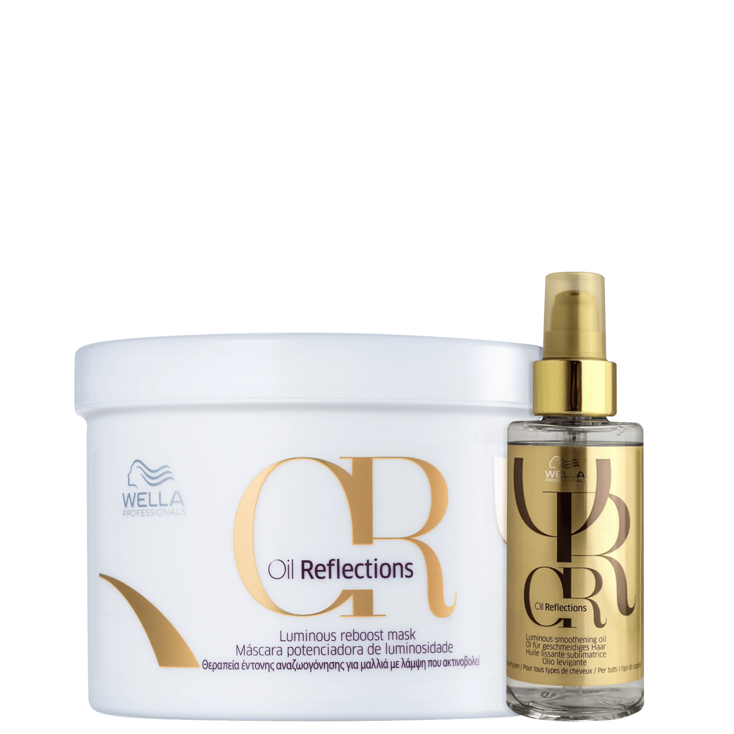 Miniatura Kit Wella Professionals Oil Reflections Mask Oil Duo (2 Produtos)