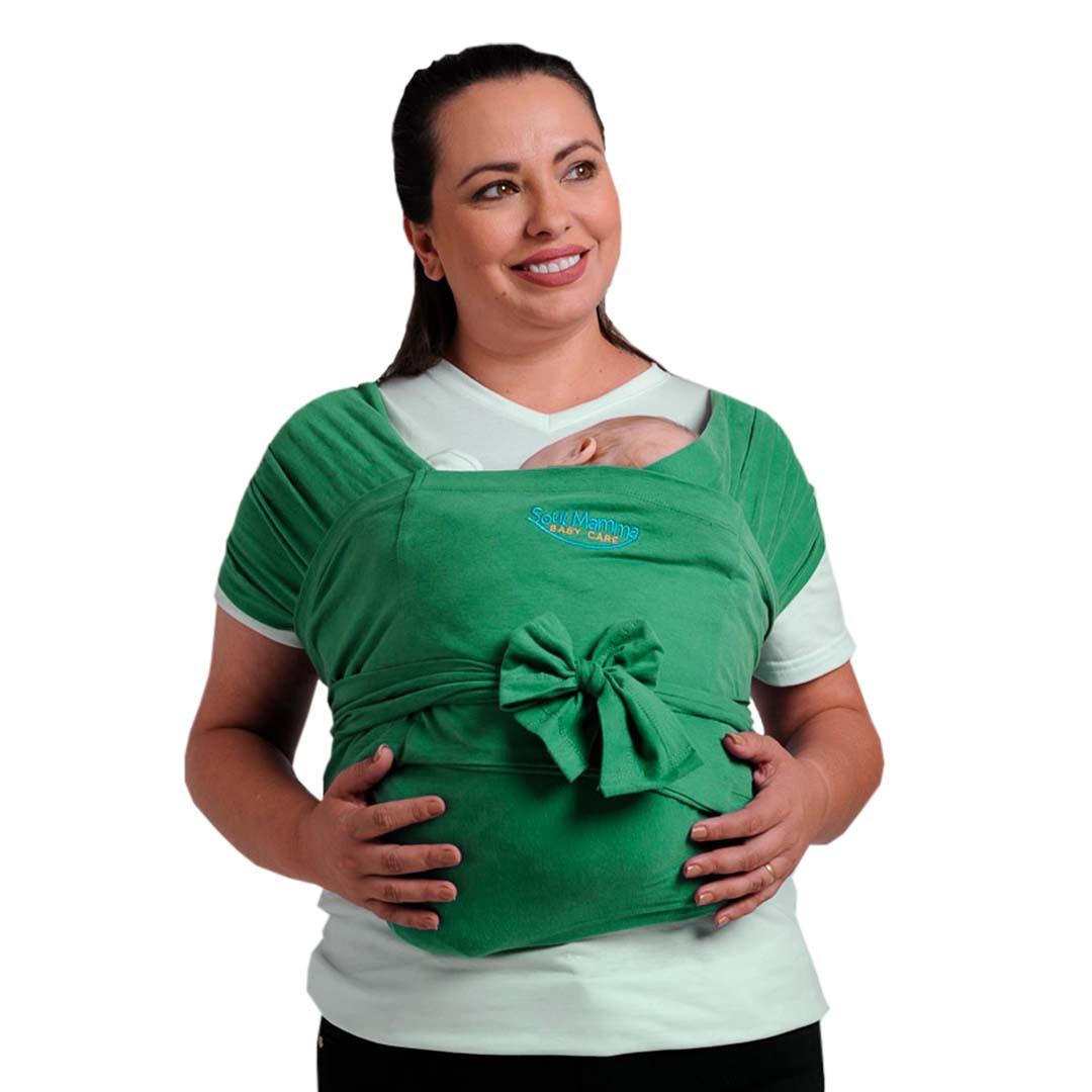 Sling Canguru Pronto Carregador De Bebê Ergonômico Soul Mamm