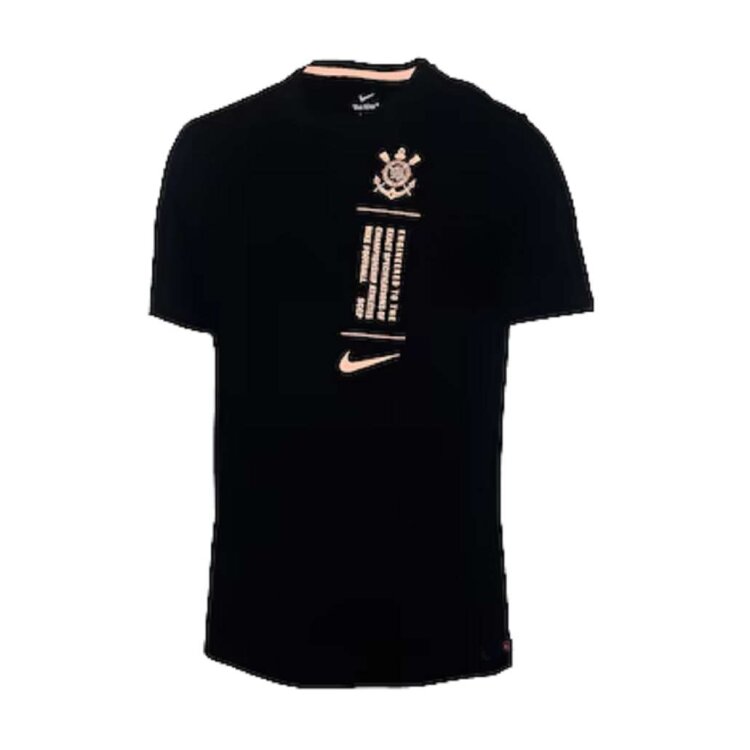 Camiseta Nike Corinthians Masculino - Preto - PRETO
