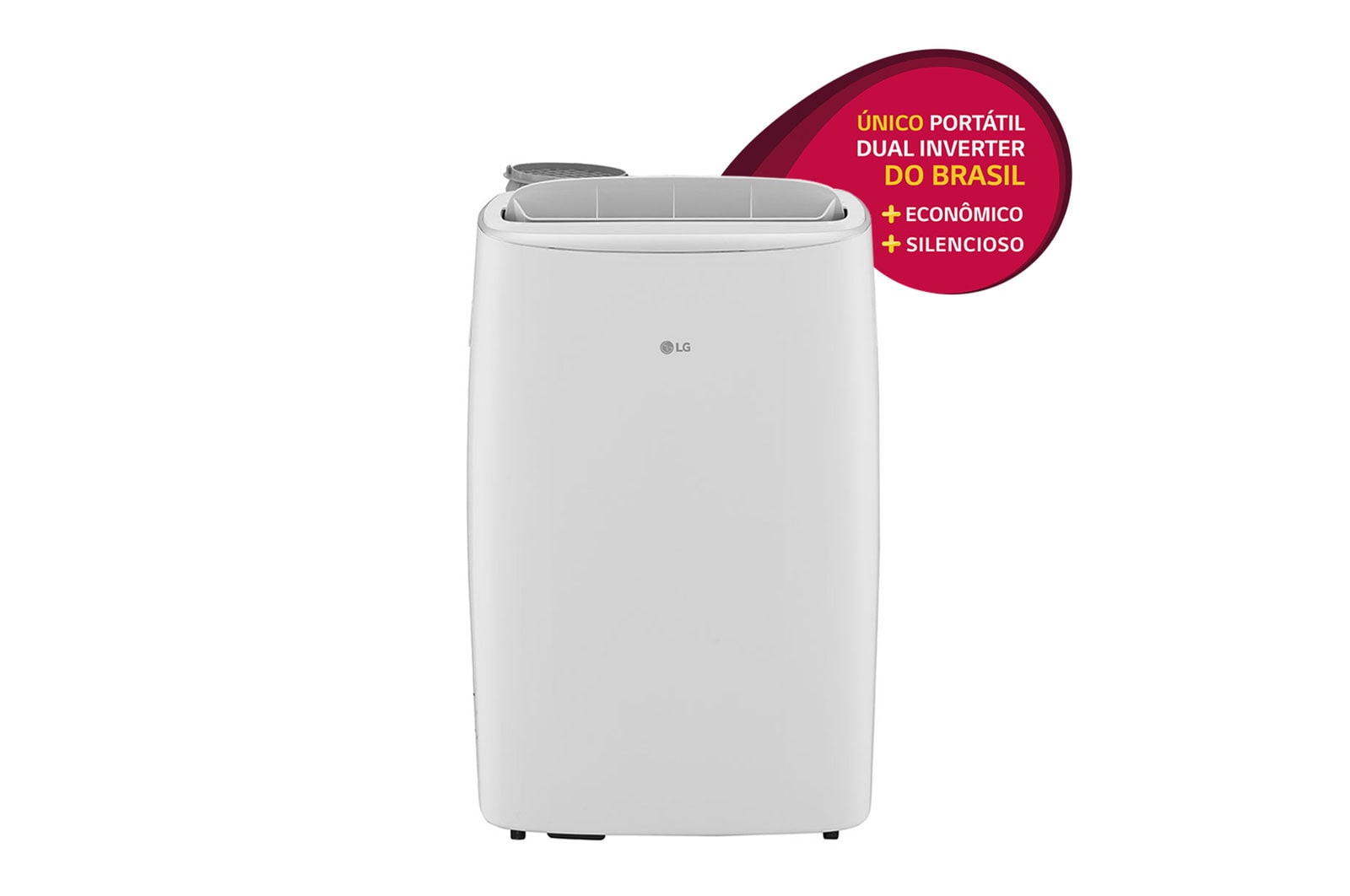 Miniatura Ar-Condicionado LG Dual Inverter AI Portátil 14.000 BTU Frio 127V