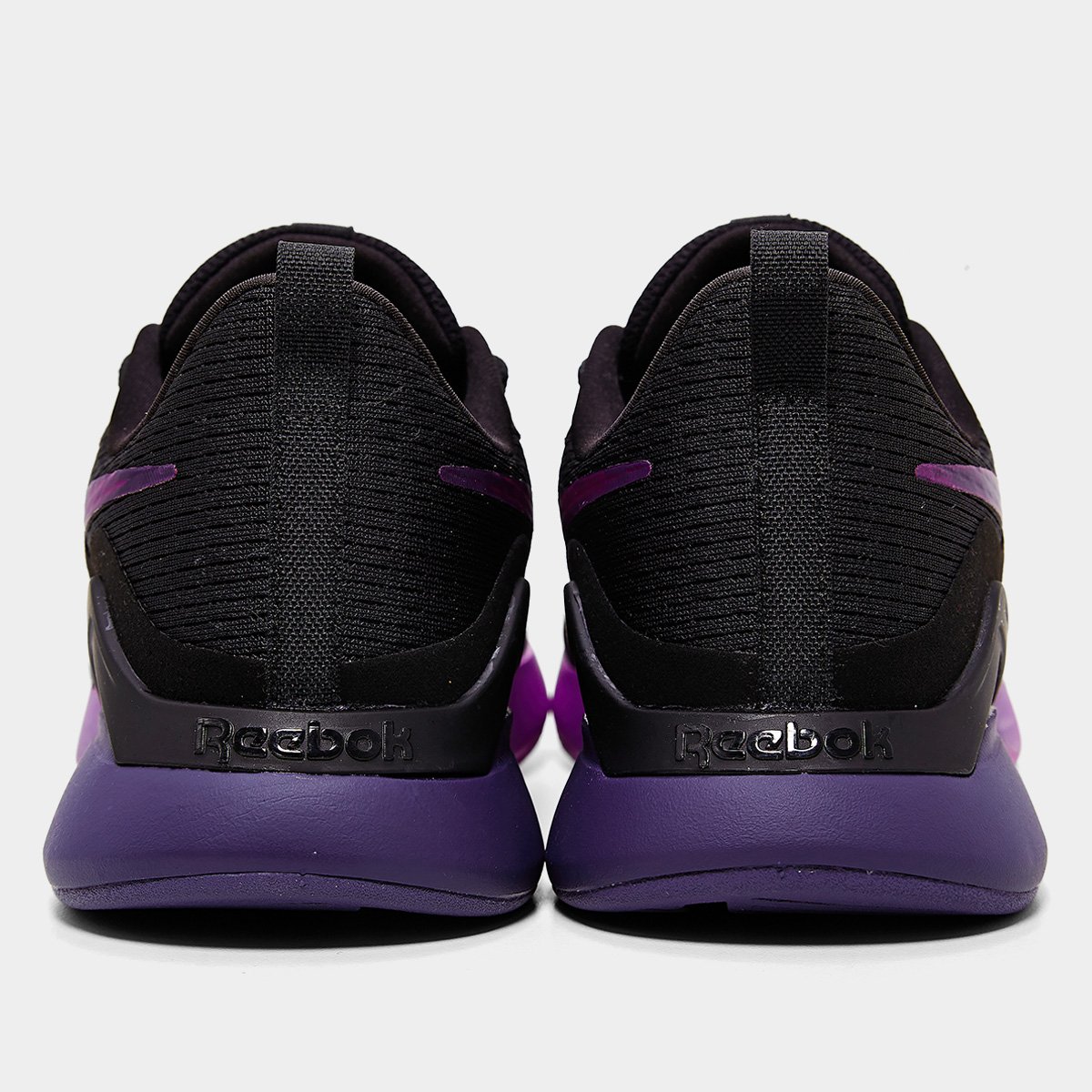 Miniatura Tênis Reebok Nanoflex TR 2 Feminino Preto+Roxo - 35