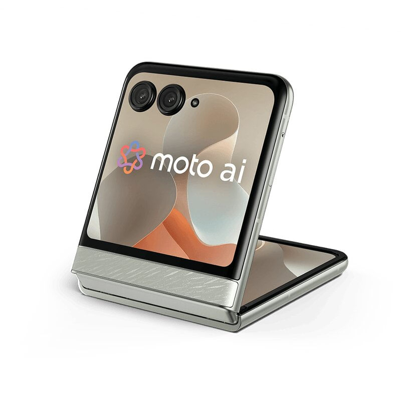 Miniatura Smartphone Motorola Razr 60 5G - Branco, 256GB, 24GB RAM (12GB RAM + 12GB Ram Boost), Câmera 50 MP, Selfie 32 MP e Tela de 6,9"