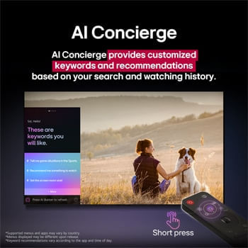 Miniatura Smart TV LG UHD AI 4K 55" UA75 - Processador α7 Gen8 e Tecnologia 2025 (55UA7500PSA.BWZ) Smart TV LG UHD AI 4K 55" UA75 - Processador α7 Gen8 e Tecnologia 2025