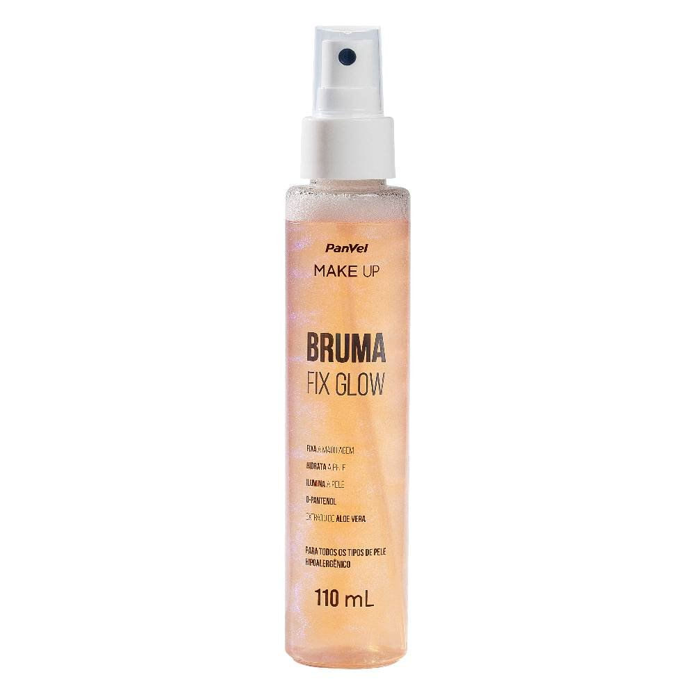 Miniatura Bruma Fixadora De Maquiagem Glow Panvel Make Up Iconic Edition 110ml