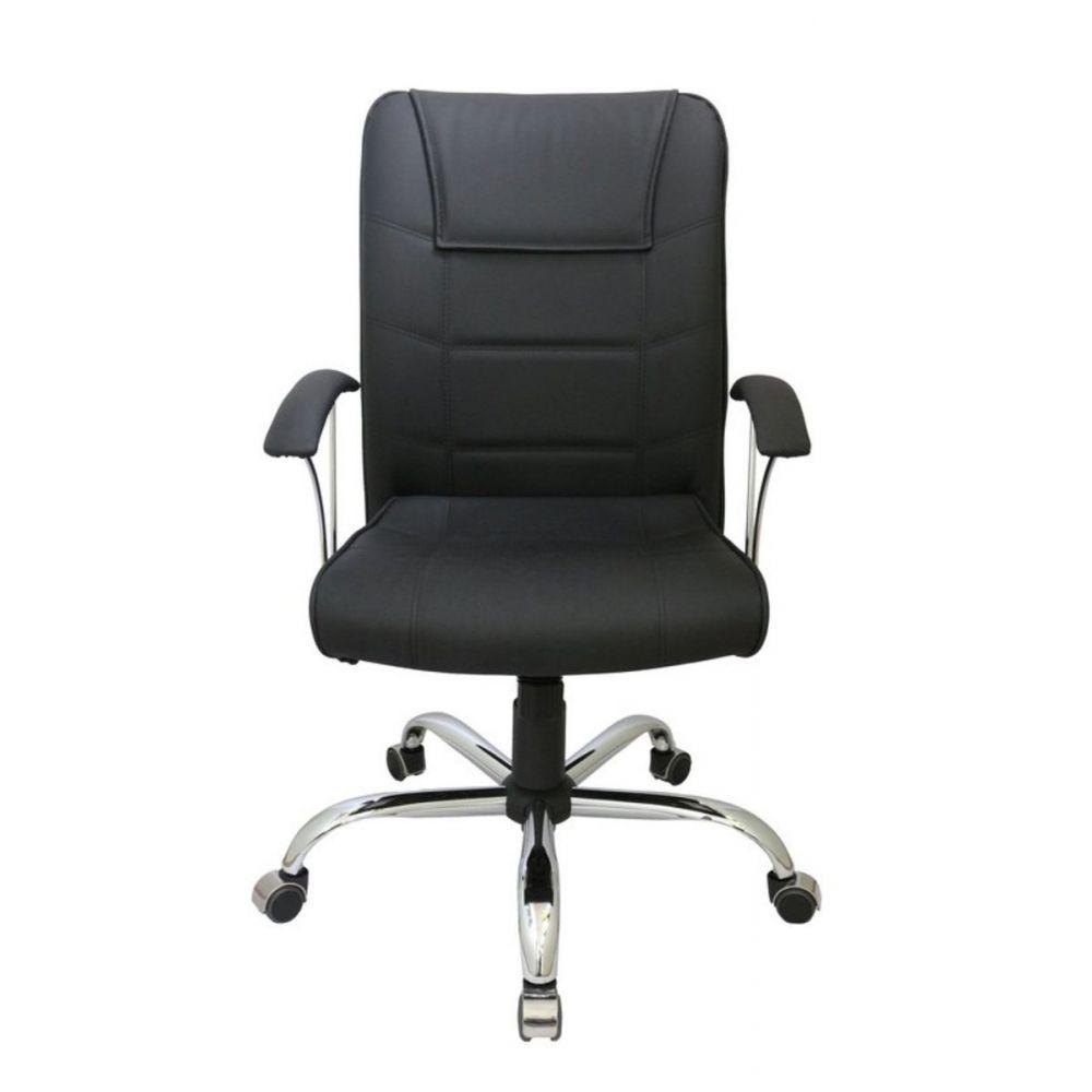 Miniatura Cadeira Presidente Ergonômica Linha Vivara Preto