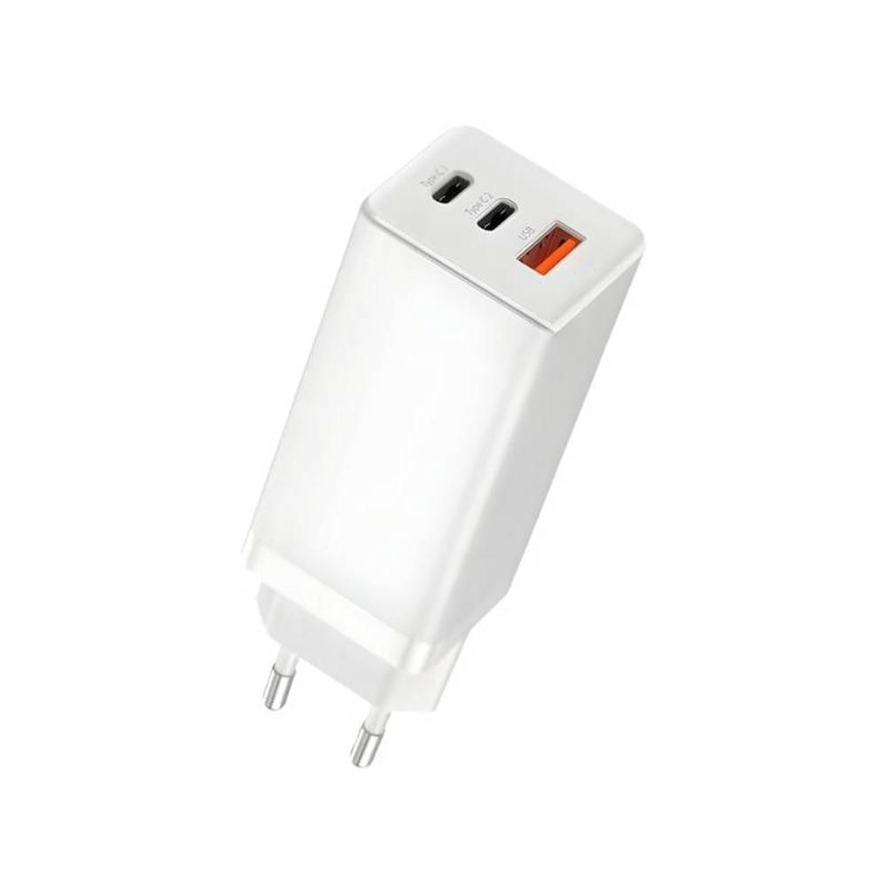 Miniatura Carregador Ultra Rápido Gan 65w Quick Charger 3 Portas