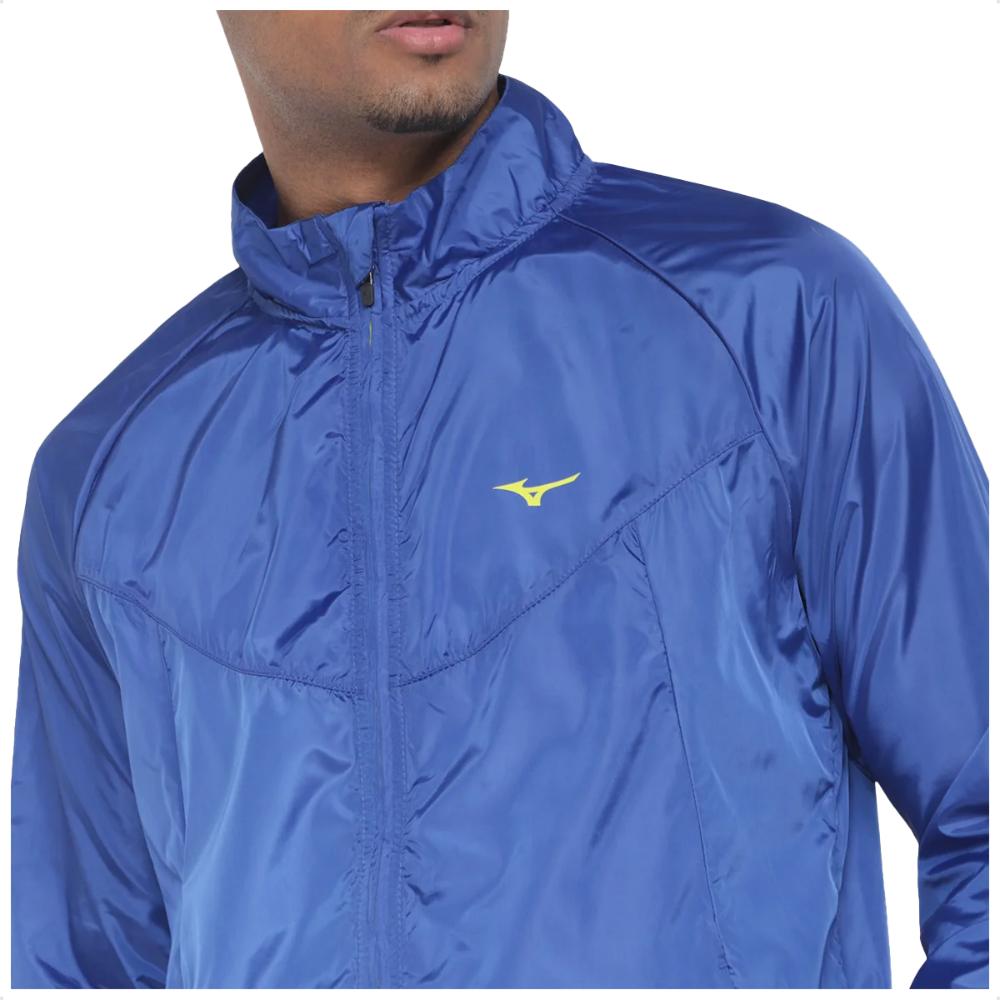 Miniatura Jaqueta Mizuno Focus Masculina Azul / Verde - G