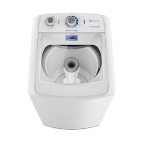 Miniatura Lavadora de Roupas Electrolux 9kg LED09 com Vidro Temperado e Ciclo Edredom - Branca 110V