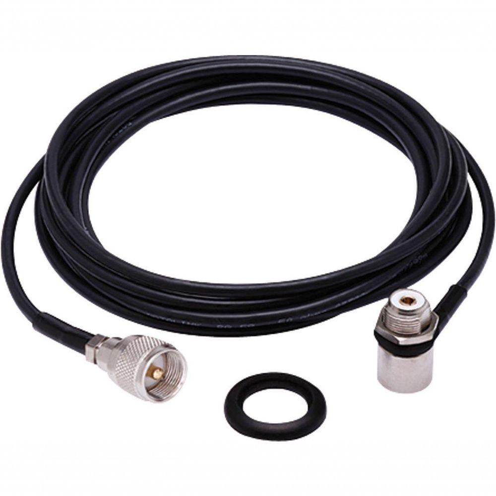 Miniatura Kit Cabo Rg-58 5,5 Metros Conector Uhf M-802k