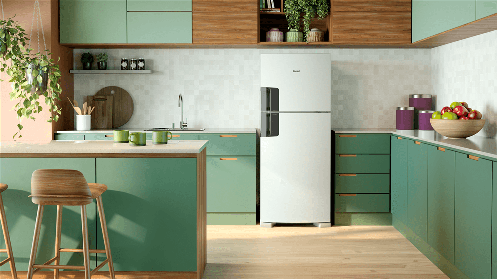 Geladeira frost free duplex Consul branca 410 litros - CRM50LB 110V
