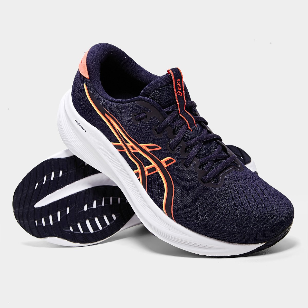 Miniatura Tênis Asics Gel-Excite 11 Masculino Marinho+Vermelho - 39