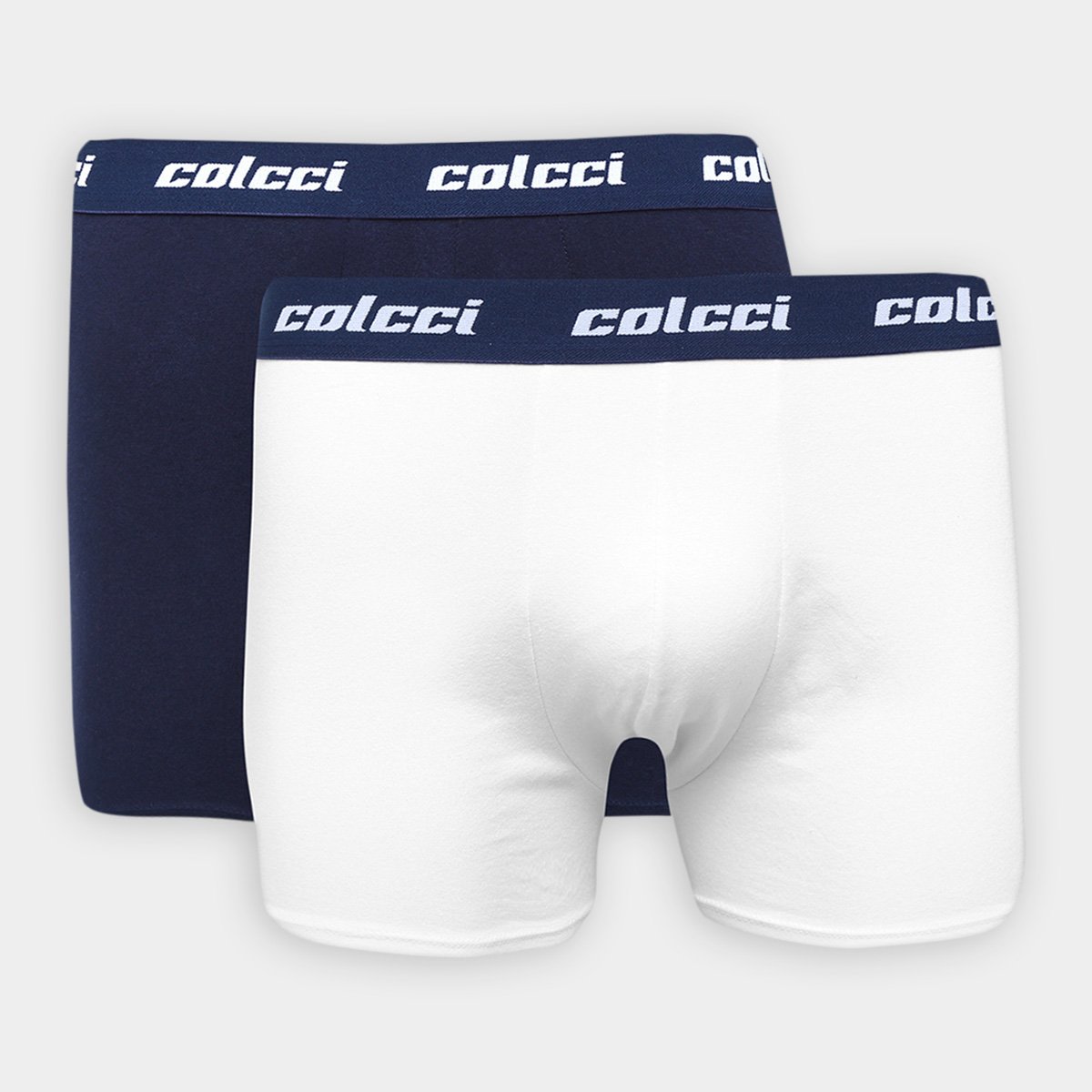 Miniatura Kit de Cuecas Boxer Colcci C/2 Branco+Marinho - P