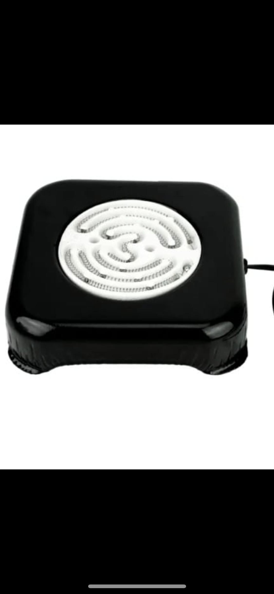 Miniatura Fogão Elétrico Fogareiro Camping 1 Boca 110V/127V Preto