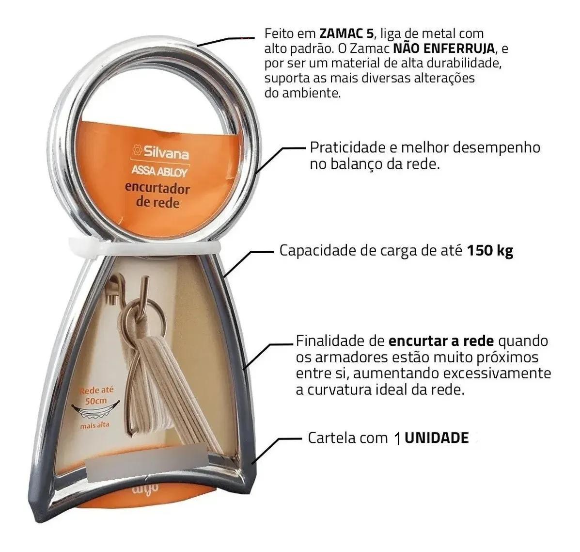 Miniatura Anjo Redutor De Punho Rede Dormir Aço Carbono Zincado 1 Unid