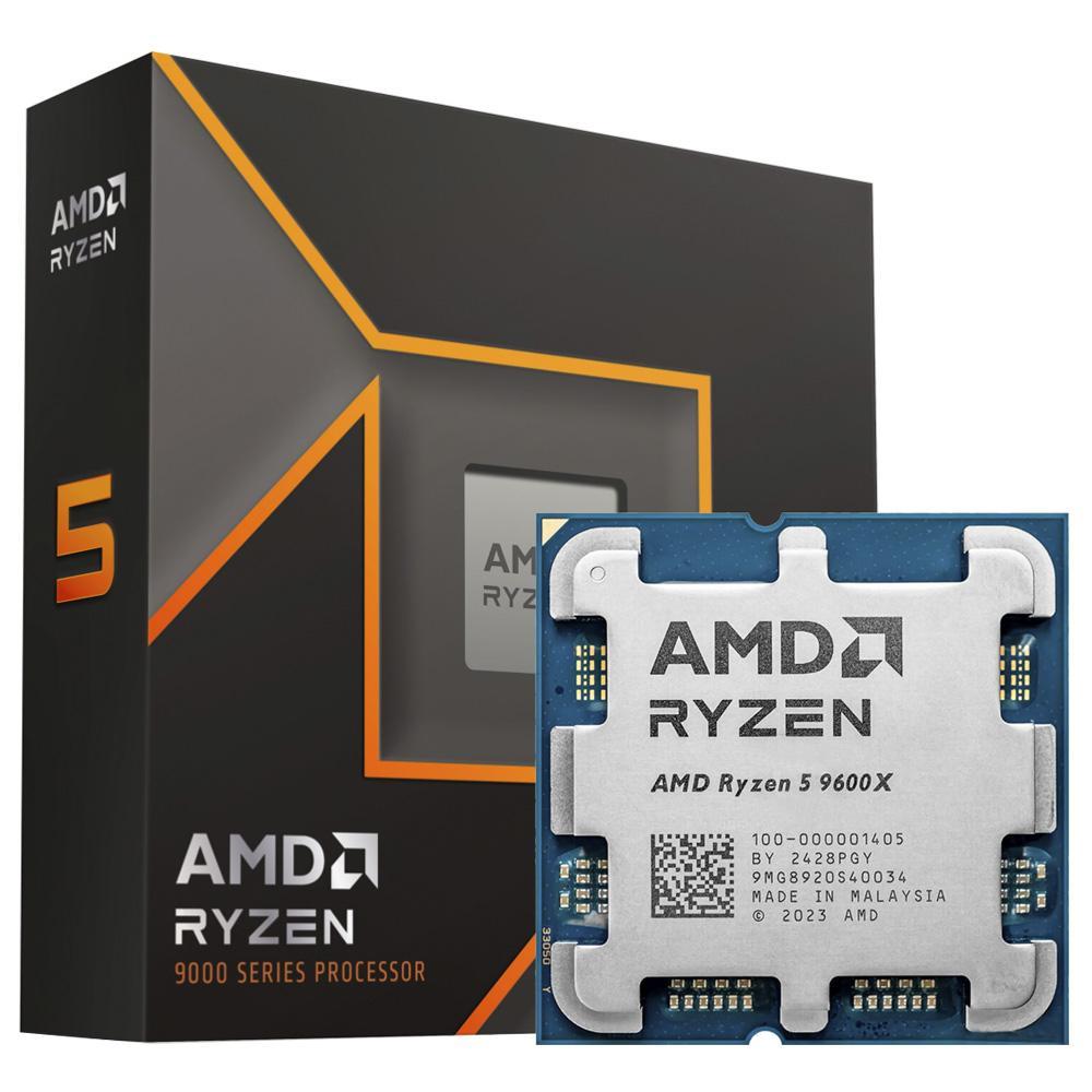 Miniatura Processador Amd Ryzen 5 9600X, 6 Núcleos, Zen 5, Am5