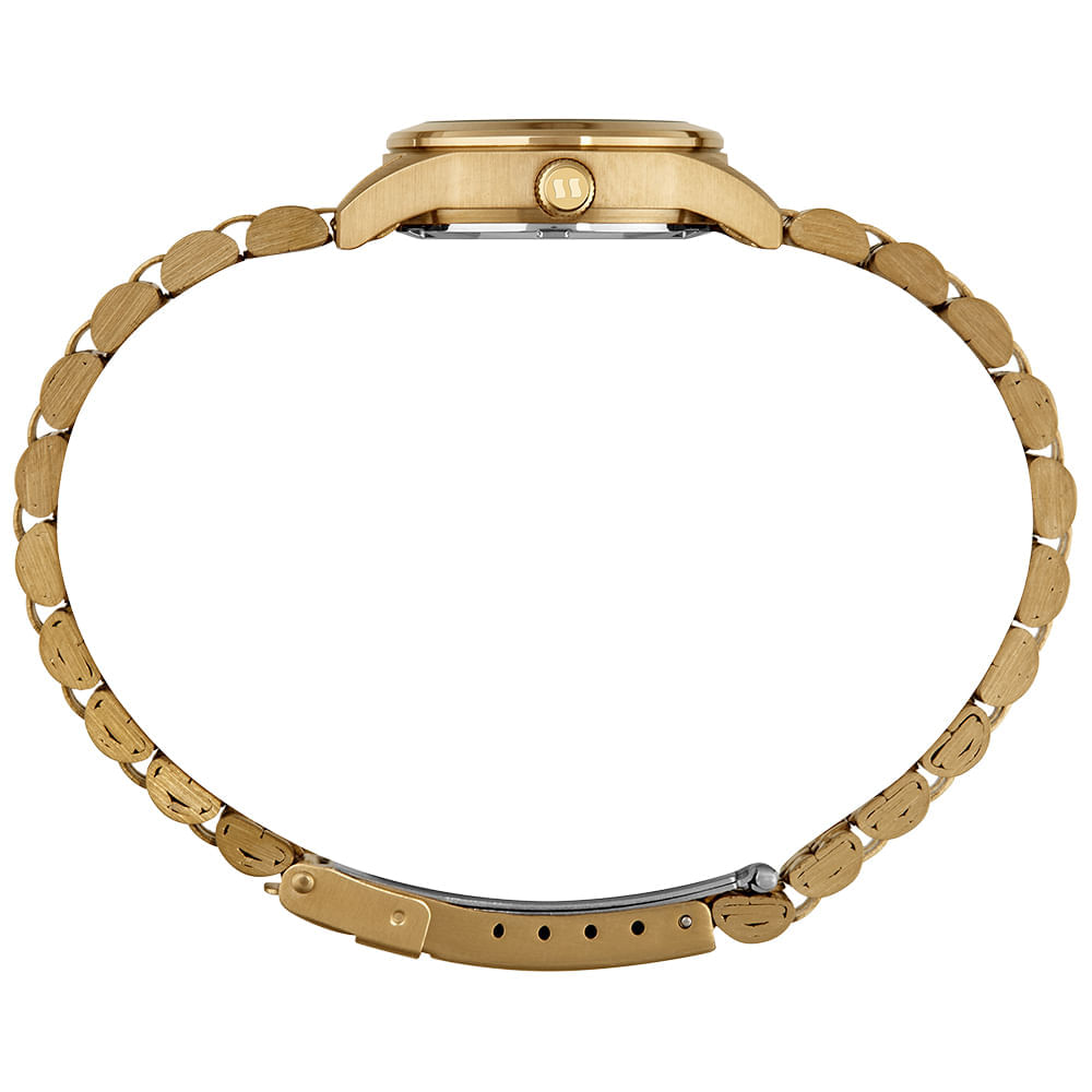 Relógio Feminino Aço Dourado