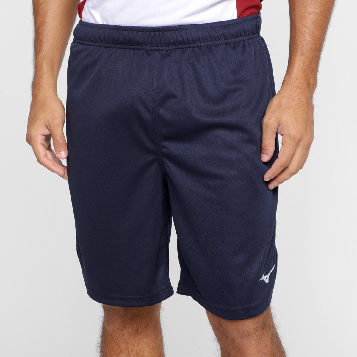 Miniatura Bermuda Mizuno Root Mesh Masculina Azul Escuro - M