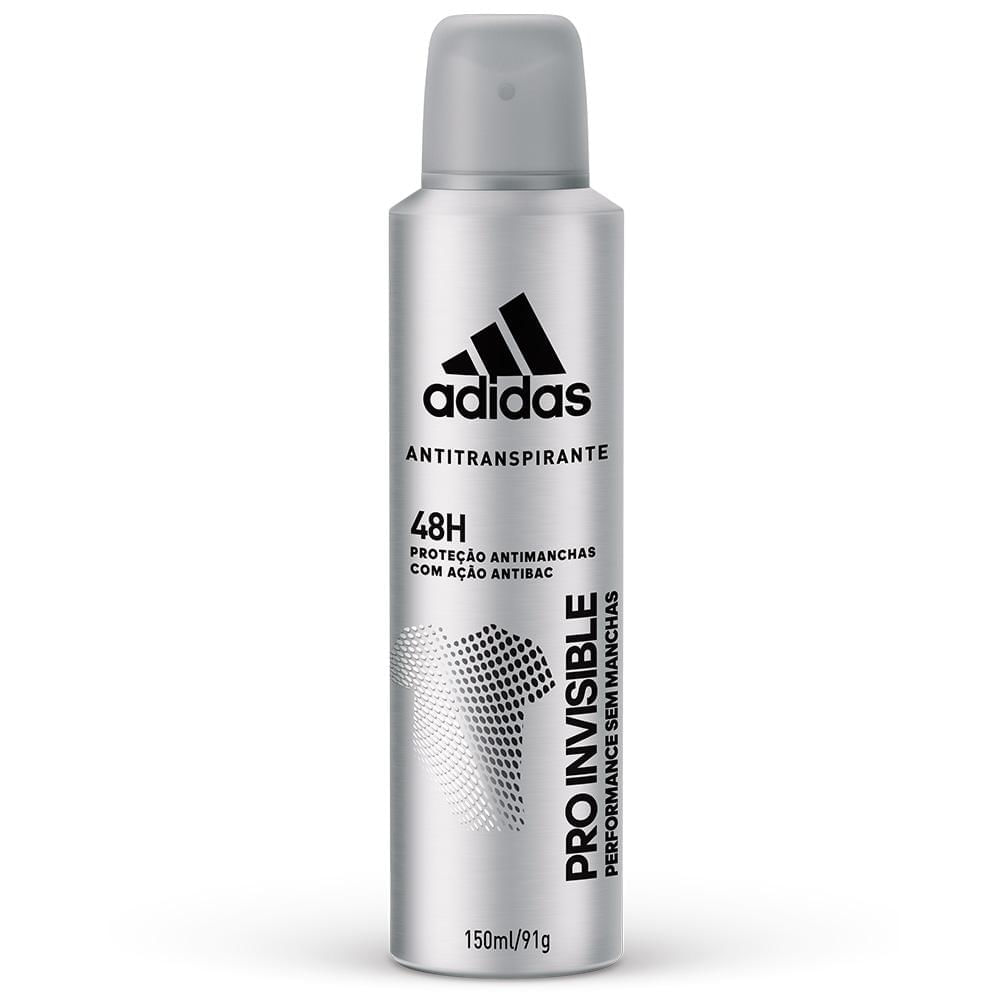 Miniatura Desodorante Adidas Invisible Masculino Aero 150ml