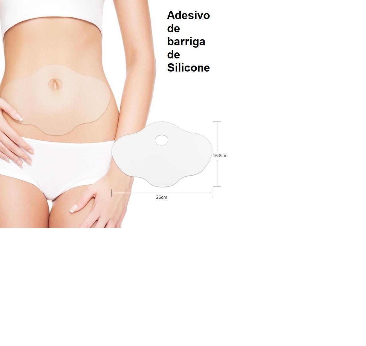 Adesivo De Silicone Anti-Rugas Para O Abdômen E Barriga