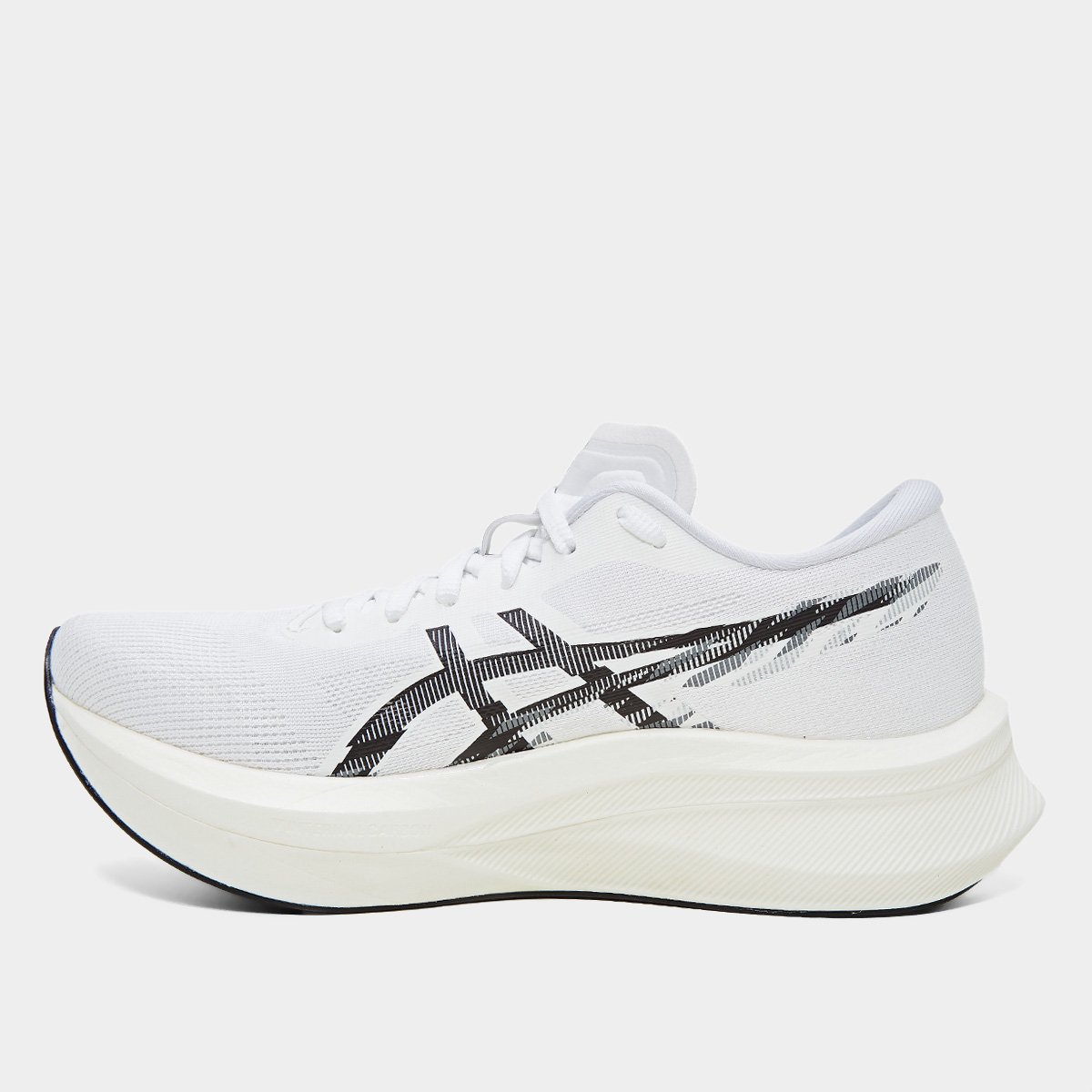 Miniatura Tênis Asics Magic Speed 4 Feminino Branco+Preto - 34