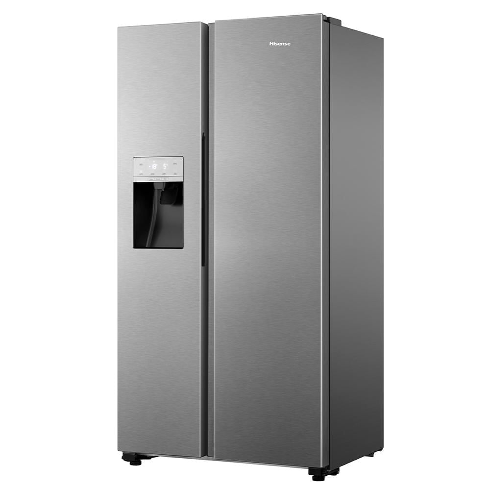 Refrigerador Side By Side Hisense de 02 Portas Frost Free com 533 Litros Inox Look - RS-69W1AIQI 110