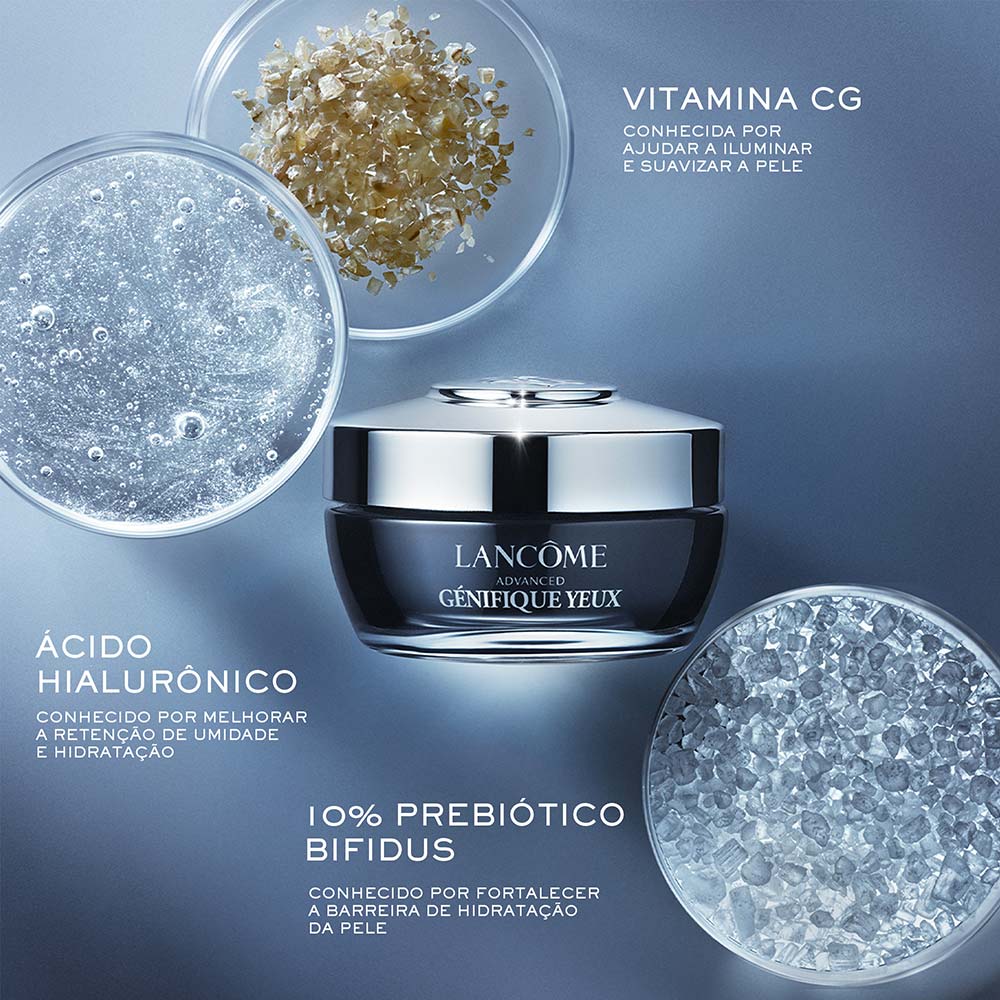Lancôme Génifique Kit - Creme de Olhos + Mini Máscara de Cílios + Demaquilante Kit