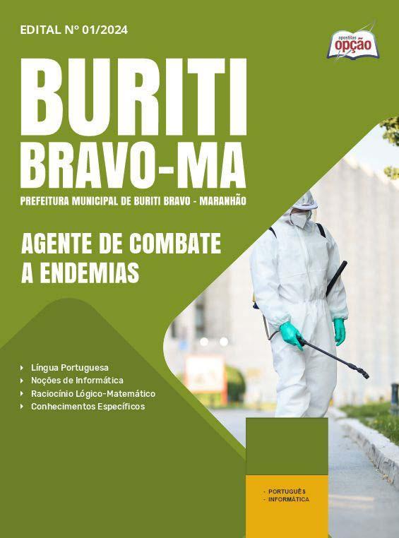 Miniatura Apostila Prefeitura Buriti Bravo Ma 2025 Agente Combate A